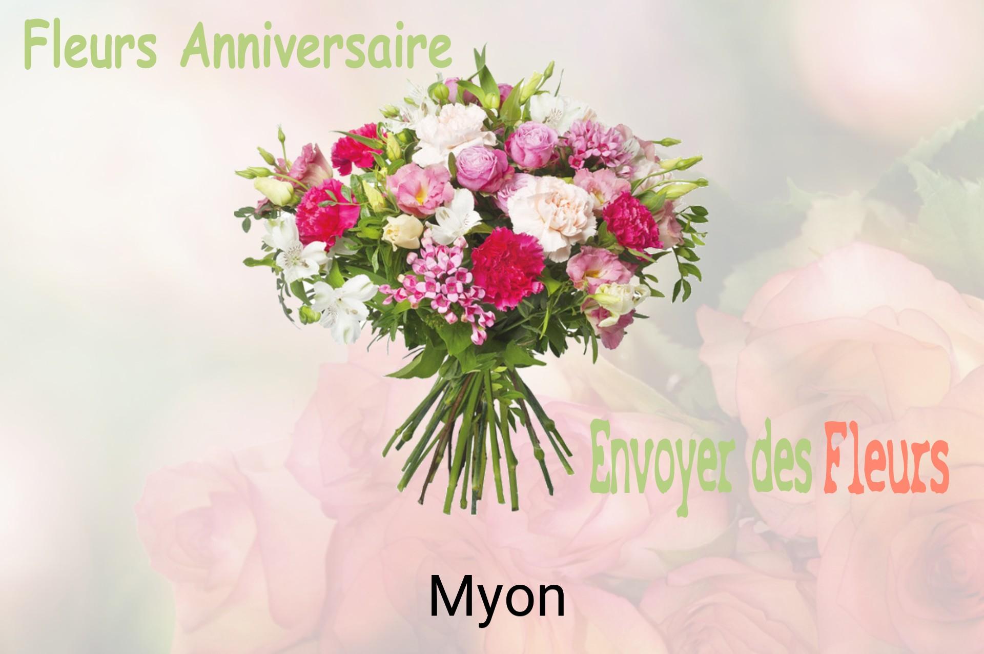 Bouquet de fleurs d’anniversaire livré à Myon